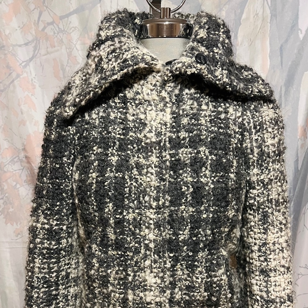 Sisley Wool/Alpaca/Mohair Blend Jacket - EUC